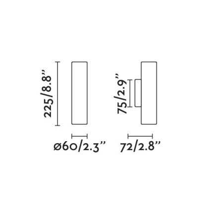 FARO 43760 - Настінний світильник STAN 2xGU10/8W/230V золотий