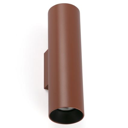 FARO 43766 - Настенный светильник STAN 2xGU10/8W/230V коричневый