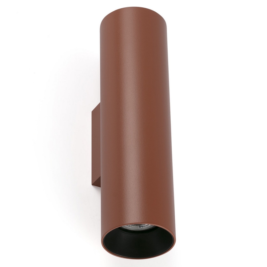 FARO 43766 - Настенный светильник STAN 2xGU10/8W/230V коричневый