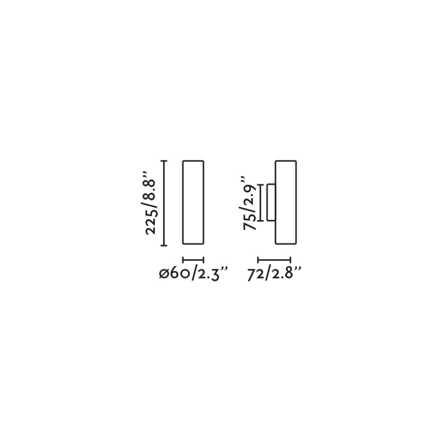 FARO 43766 - Настенный светильник STAN 2xGU10/8W/230V коричневый