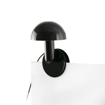 FARO 56100 - Настільна лампа з затискачем 2в1 BELA 1xE27/15W/230V чорний