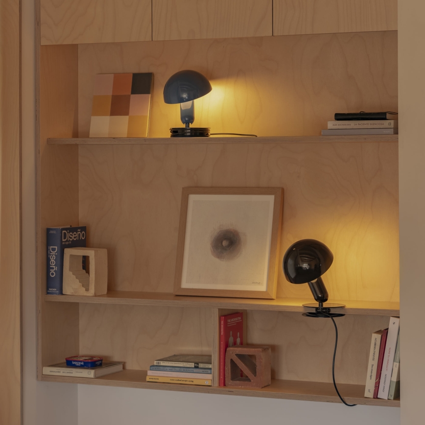 FARO 56100 - Настольная лампа с зажимом 2в1 BELA 1xE27/15W/230V черный