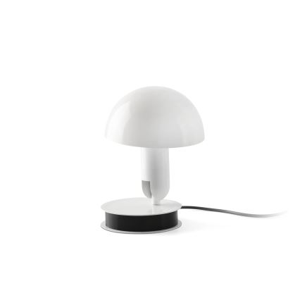 FARO 56101 - Настільна лампа з затискачем 2в1 BELA 1xE27/15W/230V білий