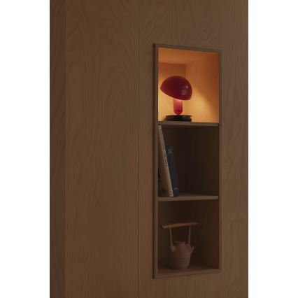 FARO 56103 - Настільна лампа з затискачем 2в1 BELA 1xE27/15W/230V червоний