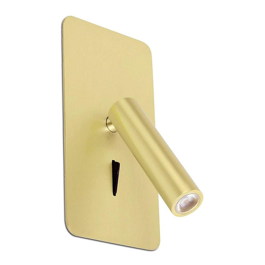 FARO 62114 -  Настінний точковий LED світильник SUAU LED/3W/230V золотий