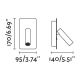 FARO 62117 - Светодиодный настенный точечный светильник SUAU LED/3W/230V USB белый