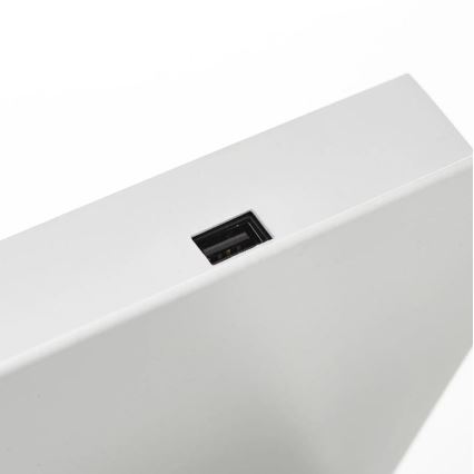 FARO 62124 - Светодиодный настенный точечный светильник SUAU LED/3W/230V USB белый
