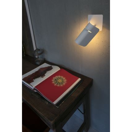 FARO 62130 - Настінна лампа SMILE 1xE27/15W/230V білий