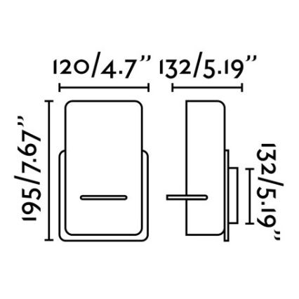 FARO 62130 - Настінна лампа SMILE 1xE27/15W/230V білий