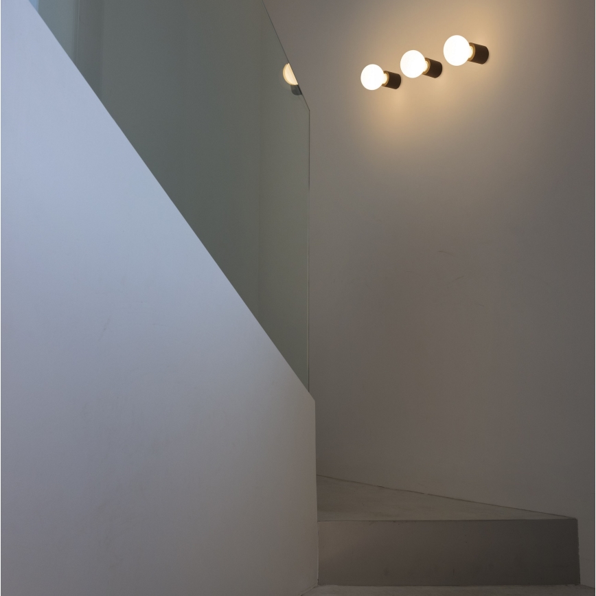 FARO 62151 - Настінний світильник TEN 1xE27/20W/230V чорний