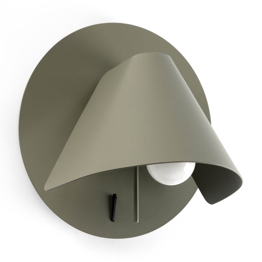 FARO 62356 - Настінний точковий світильник NOON 1xE27/15W/230V зелений
