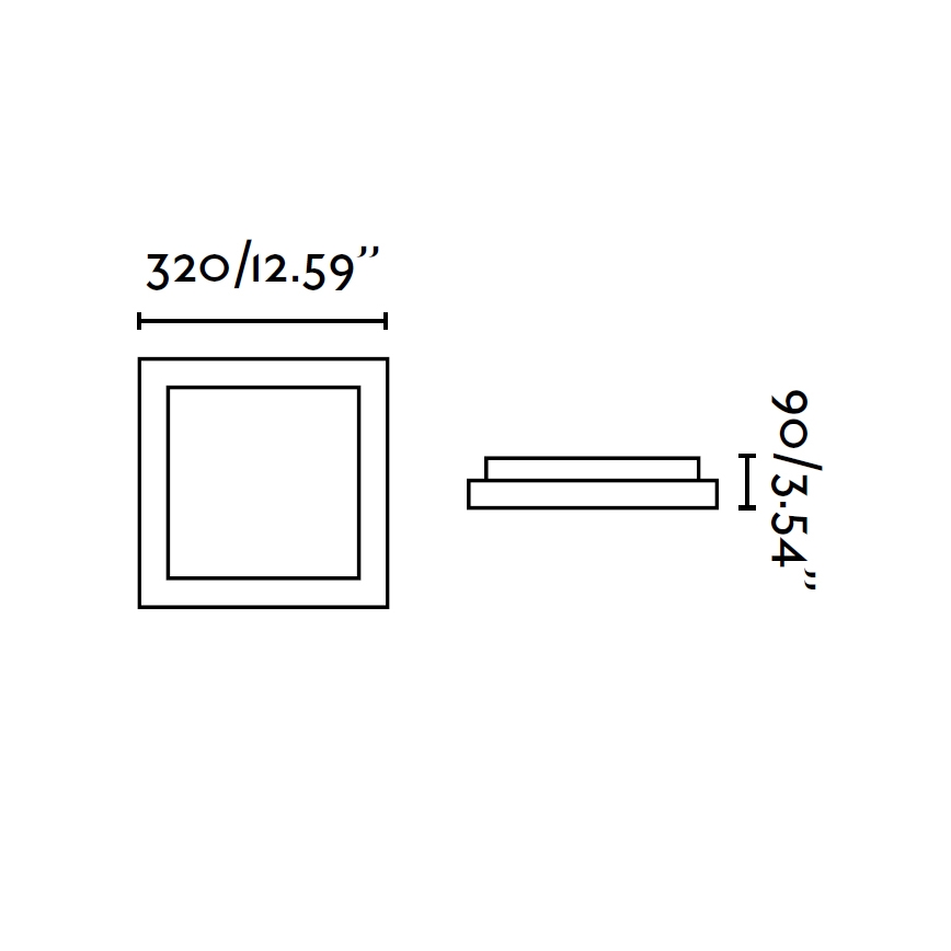 FARO 62969 - Стельовий світильник для ванної кімнати TOLA 2 2xE27/20W/230V IP44