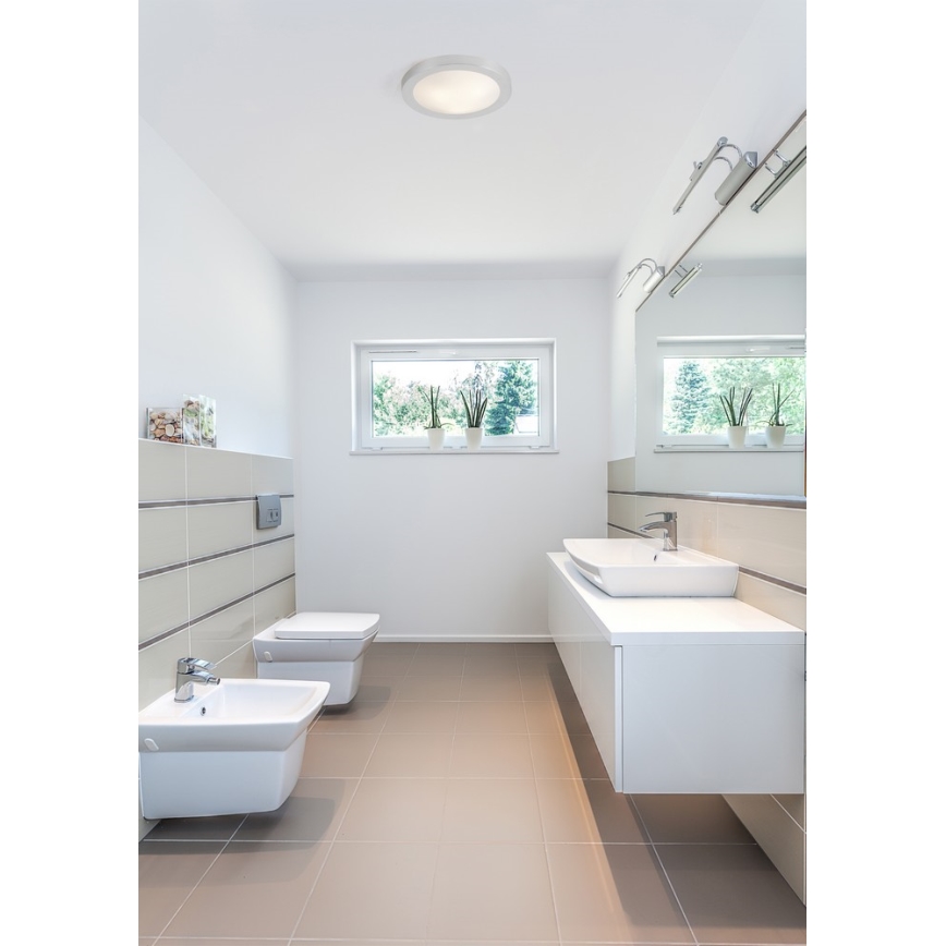 FARO 62981 - Стельовий світильник для ванної кімнати LOGOS 2xE27/20W/100-240V IP44