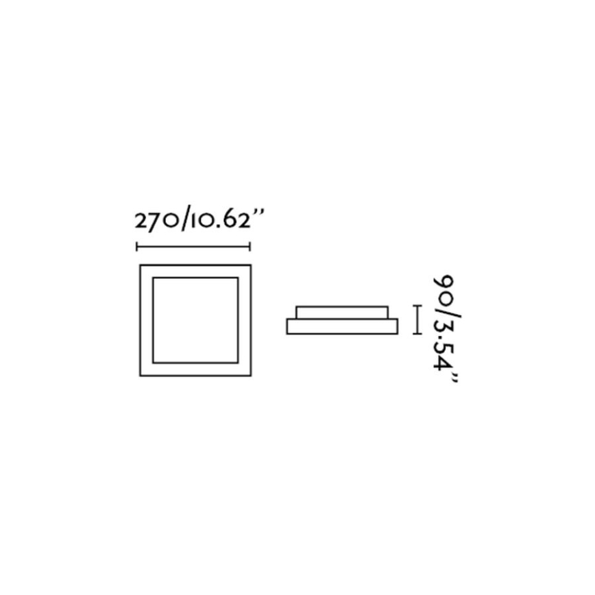 FARO 62983 - Стельовий світильник для ванної кімнати TOLA 1 1xE27/20W/230V IP44