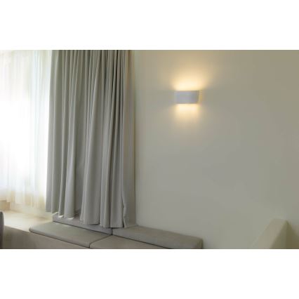 FARO 63430 - Настінний світильник KAPPU 2xE14/7W/230V 16,8x30 см білий