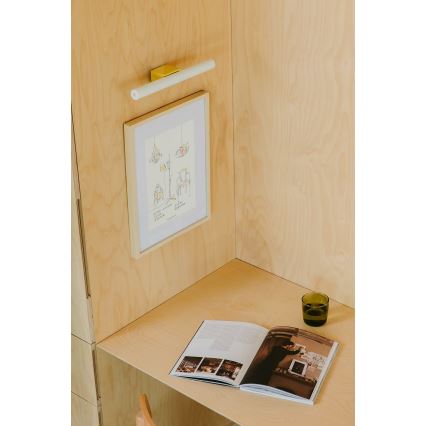 FARO 63549 - Светодиодная подсветка для зеркала в ванной комнате CALMA LED/5W/230V IP44 желтый