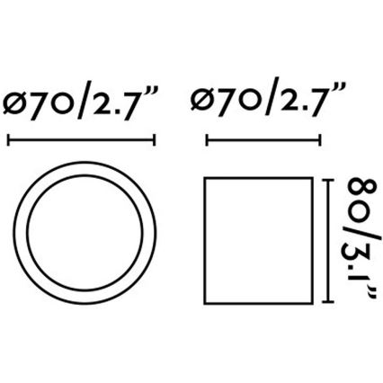 Faro 64206 - Точковий LED світильник HARU LED/6W/230V білий