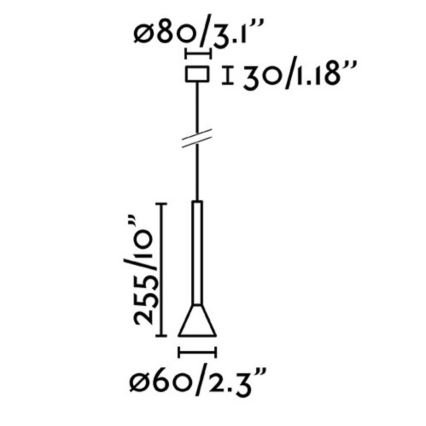 FARO 64223 - Светодиодная подвесная люстра DANKA LED/6W/230V черный/золотой