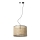 FARO 64314-49 - Люстра на тросе MAMBO 1xE27/15W/230V ⌀ 45 cm ротанг/черная