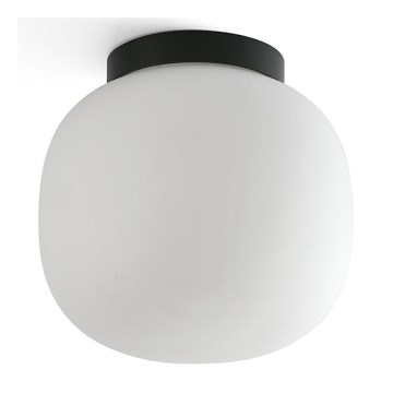 FARO 68611 - Стельовий світильник AMELIA 1xE27/15W/230V IP44 білий/чорний