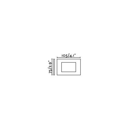 FARO 70162 - Светодиодный уличный встраиваемый светильник SPARK-1 LED/5W/230V IP65