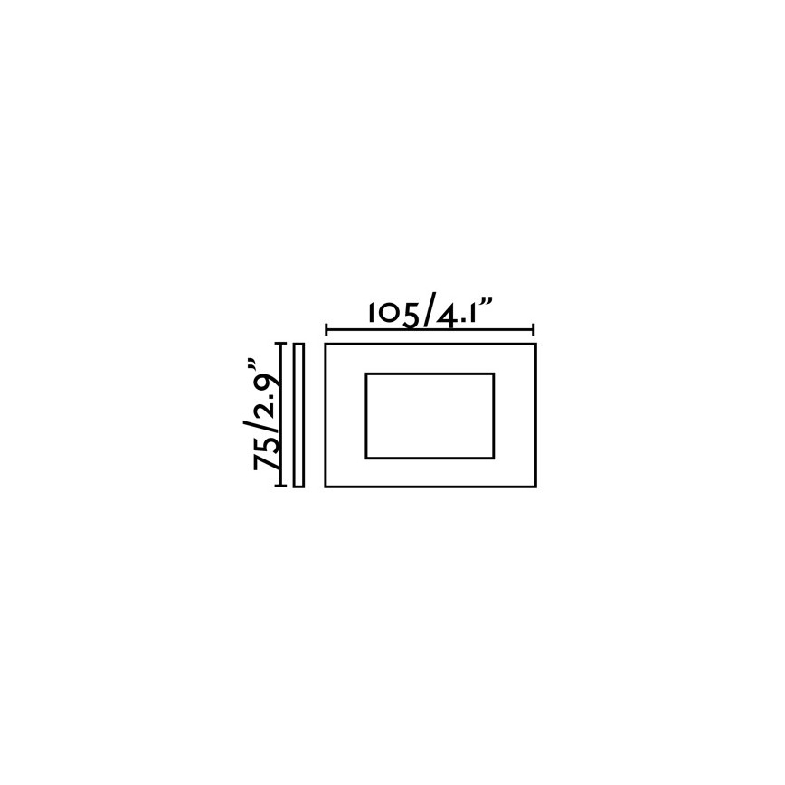 FARO 70163 - Светодиодный уличный встраиваемый светильник SPARK-1 LED/5W/230V IP65