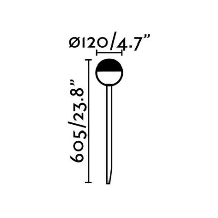 FARO 70245 - Вулична світлодіодна лампа PICCOLA LED/8W/230V IP65