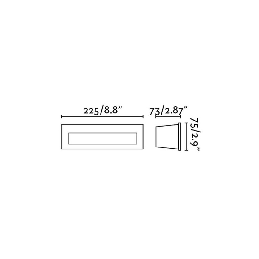FARO 70271 - Светодиодный уличный подвесной потолочный светильник NAT LED/8W/230V