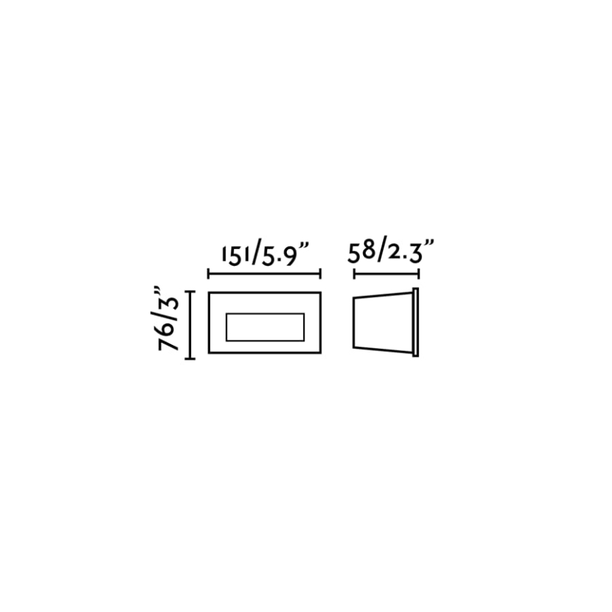 FARO 70288 - Светодиодный встроенный светильник MANI LED/5W/230V 2200/2700/3200/4000K IK07 IP65 белый