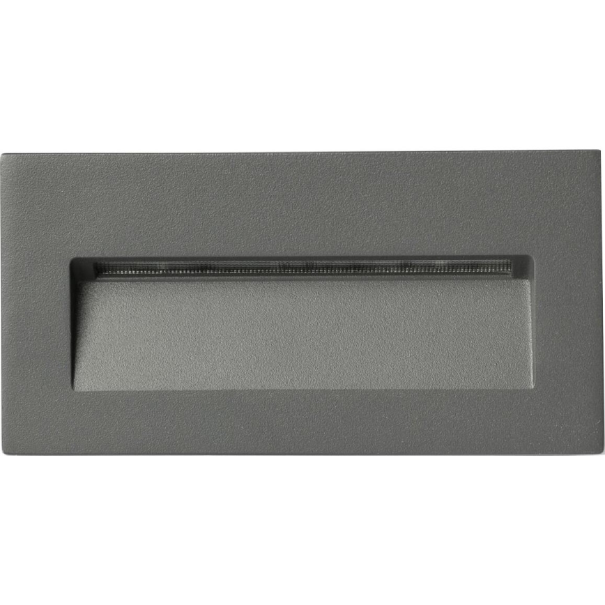 FARO 70289 - LED Вбудований світильник MANI LED/5W/230V 2200/2700/3200/4000K IK07 IP65 сірий