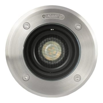 FARO 70310 - Уличный проезжаемый светильник GEISER 1xGU10/8W/230V IK08 IP67 из нержавеющей стали