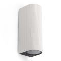 FARO 70328 - Уличный настенный светильник ESTELA 2xGU10/5W/230V IP65 белый