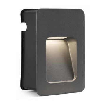 FARO 70399 - Вуличний світлодіодний настінний світильник NASE-2 LED LED/3W/230V IP44