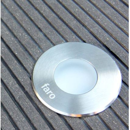 FARO 70459N - Вулична світлодіодна лампа, що висвітлює шлях CROSBY LED/2W/230V IP67