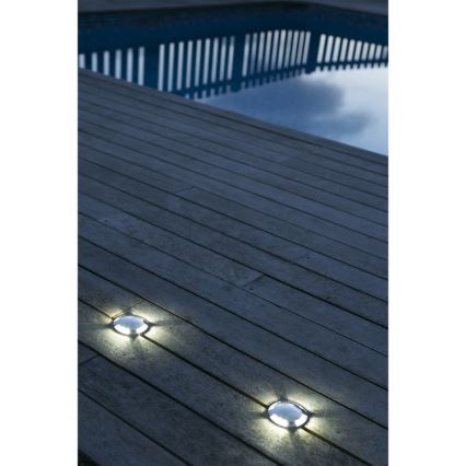 FARO 70564 - Світлодіодний вбудований зовнішній світильник KEENAN-3 LED/1W/12V IP67