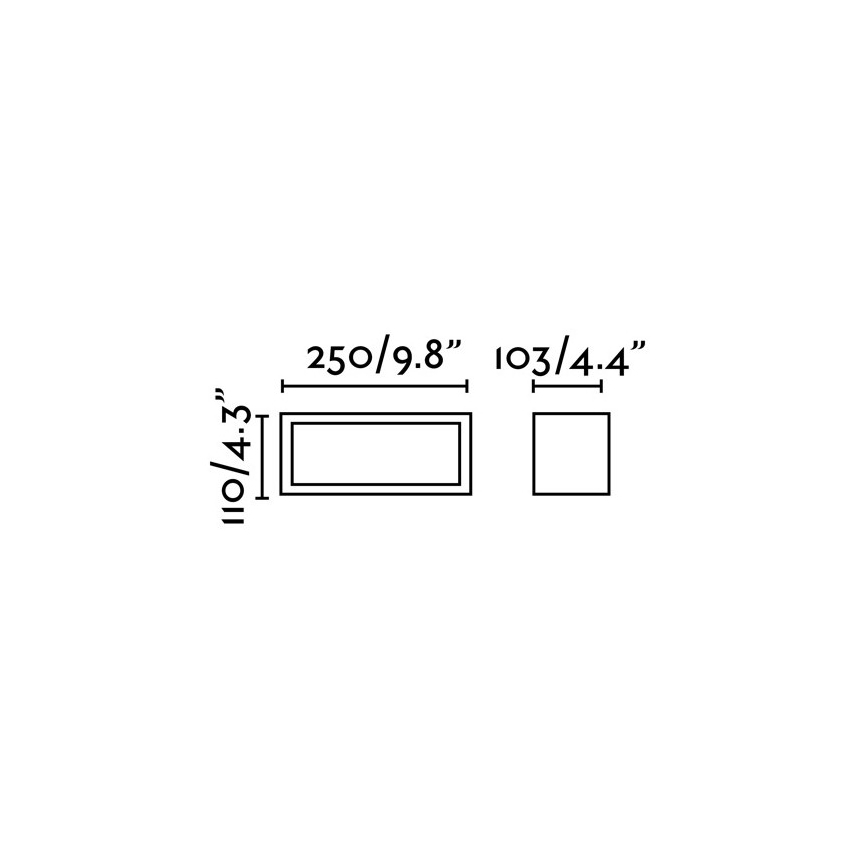 FARO 70573 - Уличный настенный светильник TEJO 1xE27/20W/230V IP54