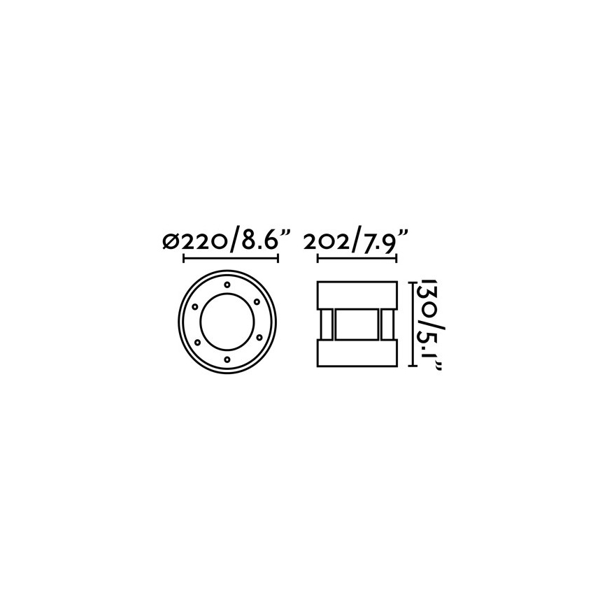 FARO 70587 - Вуличний світлодіодний ґрунтовий світильник SURIA-24 LED/24W/230V IK08 IP67