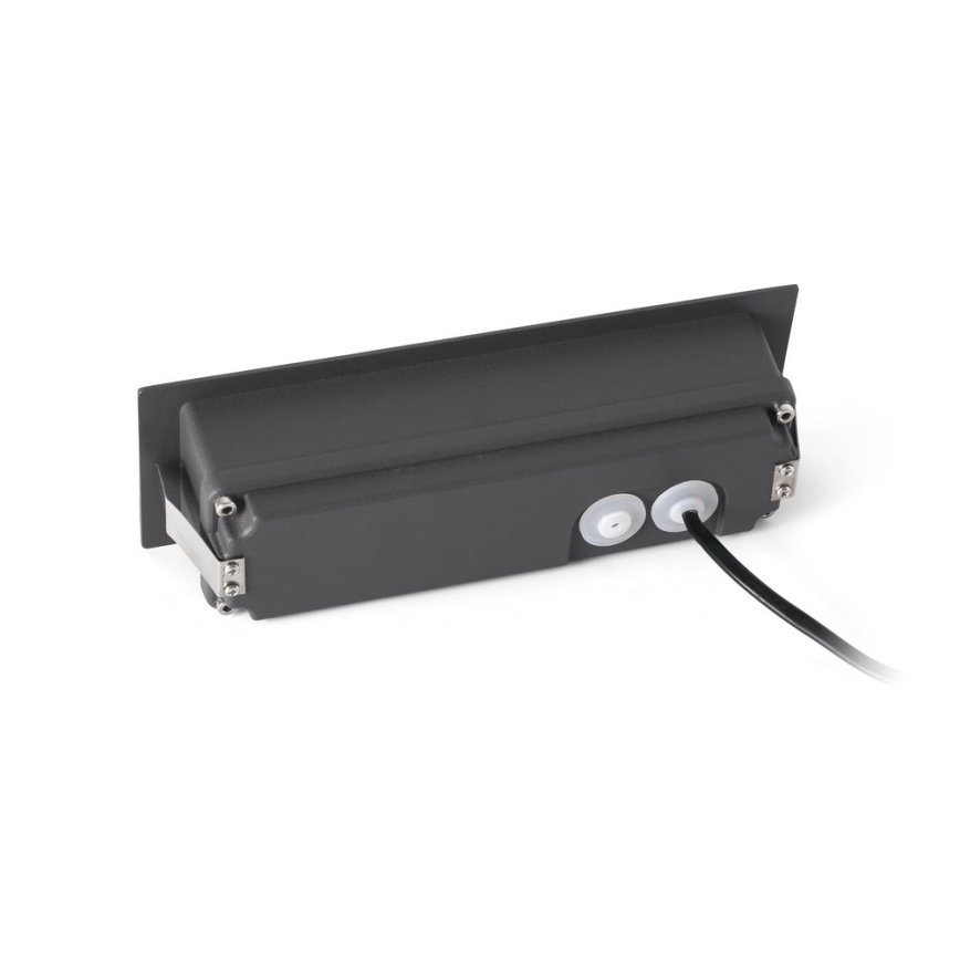 FARO 70638 - Вбудований вуличний світильник NAT LED/8W/230V IP65 чорний