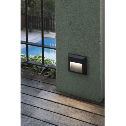 FARO 70655 - Светодиодный уличный настенный светильник GRANT-C LED/1W/230V IP65