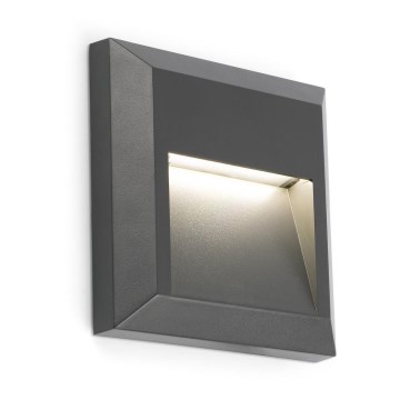 FARO 70655 - Вуличний світлодіодний настінний світильник GRANT-C LED/1W/230V IP65