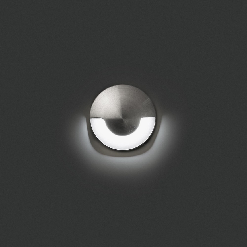 FARO 70660 - Вуличний світлодіодний ґрунтовий світильник KANE-1 LED/3W/24V IK08 IP67
