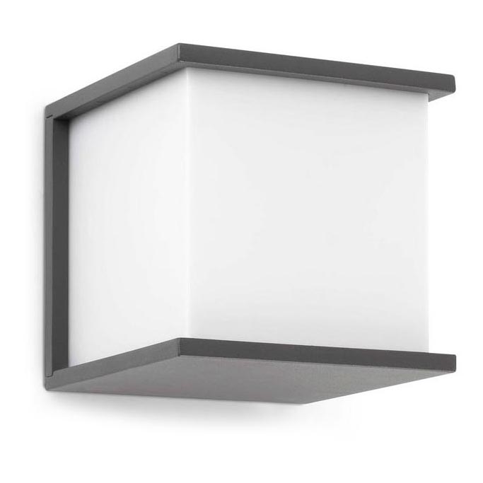 FARO 70689 - Зовнішній настінний світильник KUBICK 1xE27/60W/100-240V IP44