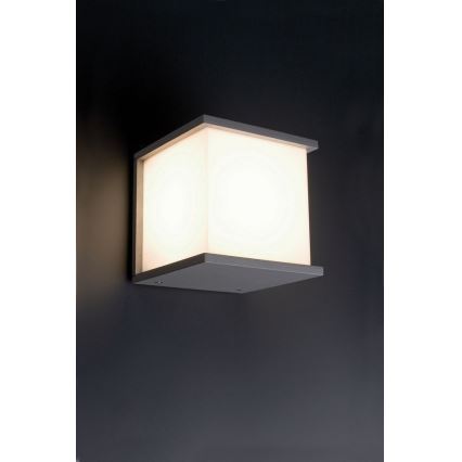 FARO 70689 - Зовнішній настінний світильник KUBICK 1xE27/60W/100-240V IP44