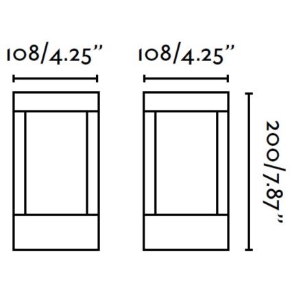 FARO 70755 - Светодиодная уличная лампа AGRA LED/10W/230V IP54