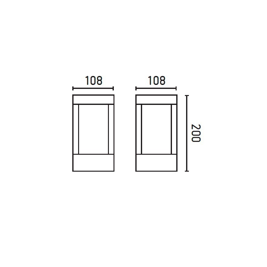 FARO 70756 - Светодиодная уличная лампа AGRA LED/10W/230V IP54