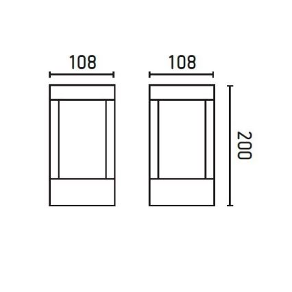 FARO 70756 - Вулична світлодіодна лампа AGRA LED/10W/230V IP54