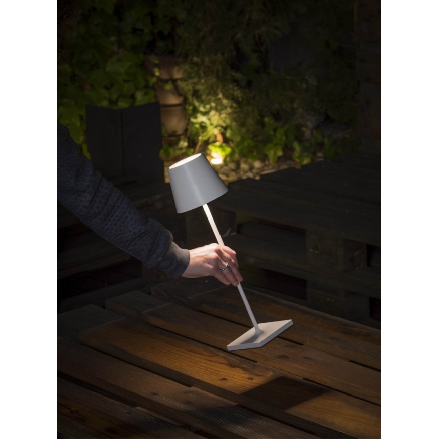 FARO 70775 - LED Вулична сенсорна настільна лампа TOC LED/2,2W/3,7V/230V IP54