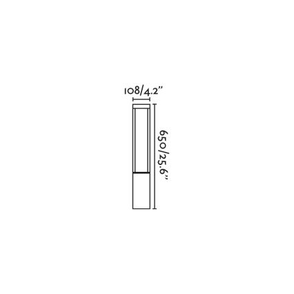 FARO 70842 - Светодиодная уличная лампа AGRA LED/9W/230V IP55 антрацит