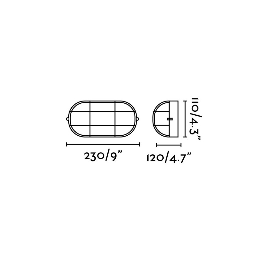 FARO 70998 - Зовнішній настінний світильник CABO 1xE27/60W/230V IP65