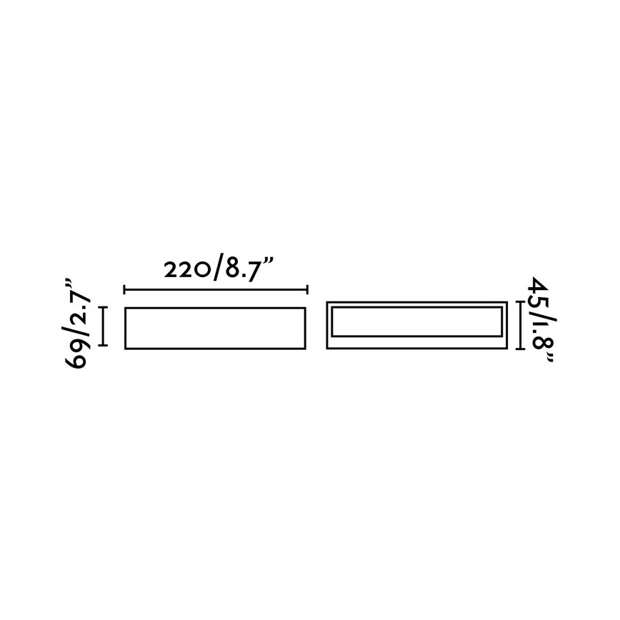 FARO 71052 - Светодиодный уличный настенный светильник TOLUCA LED/16W/230V IP65